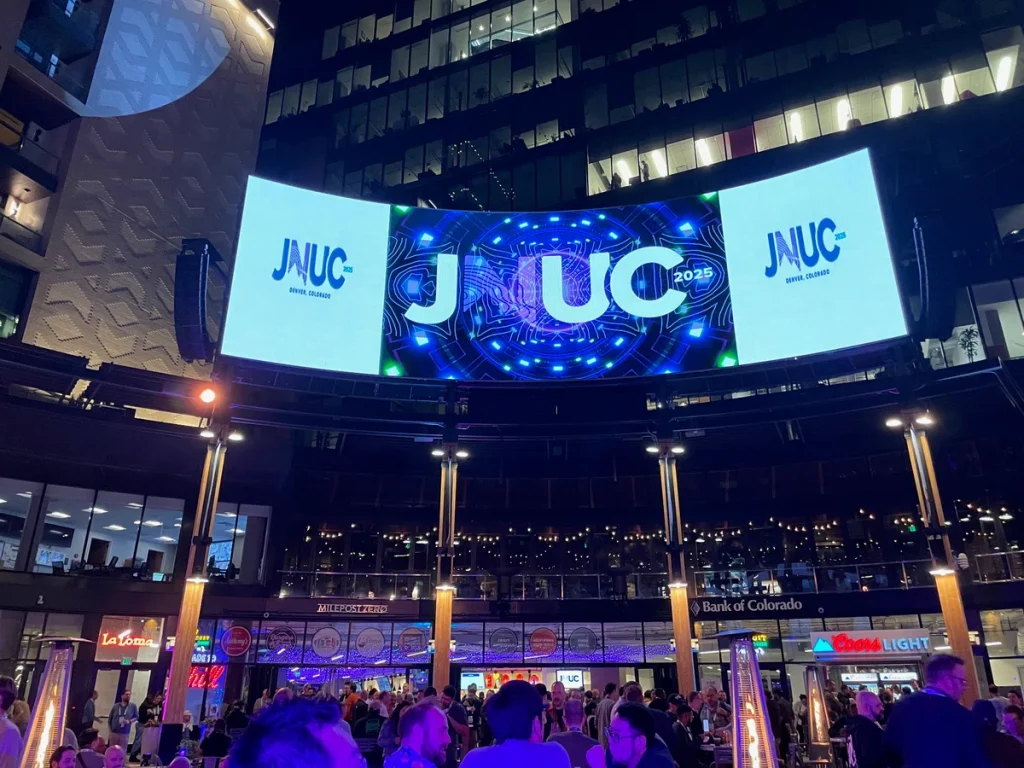 JNUC Jamf Nation Party の飲食スペース