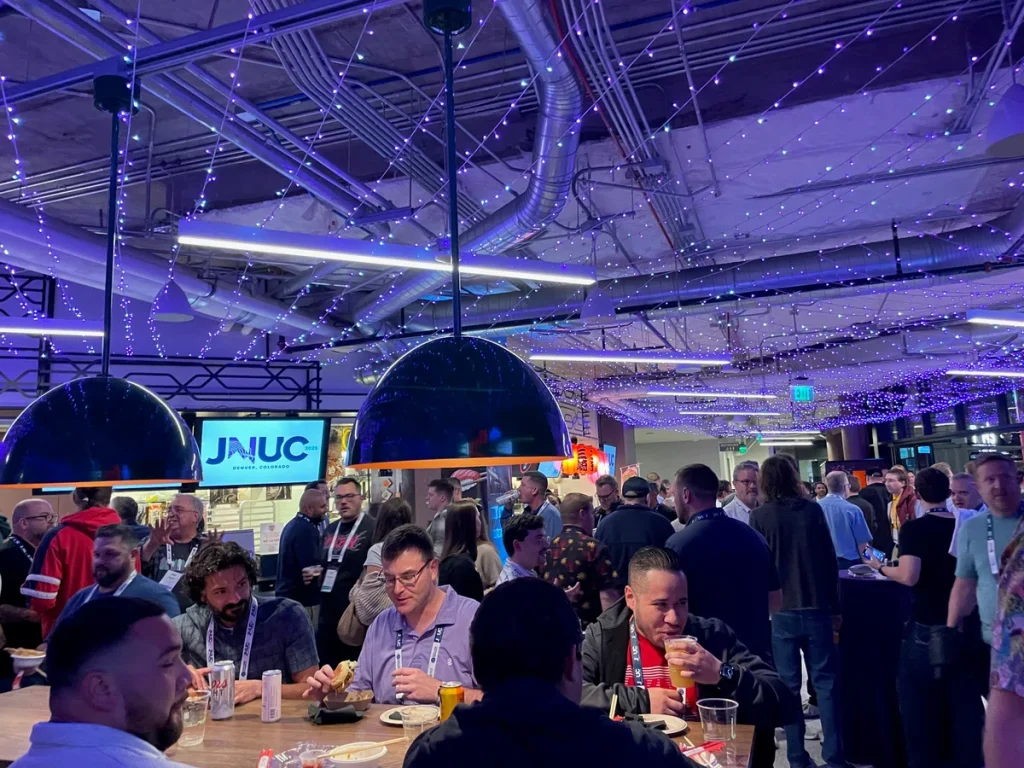 JNUC Jamf Nation Party の飲食スペース